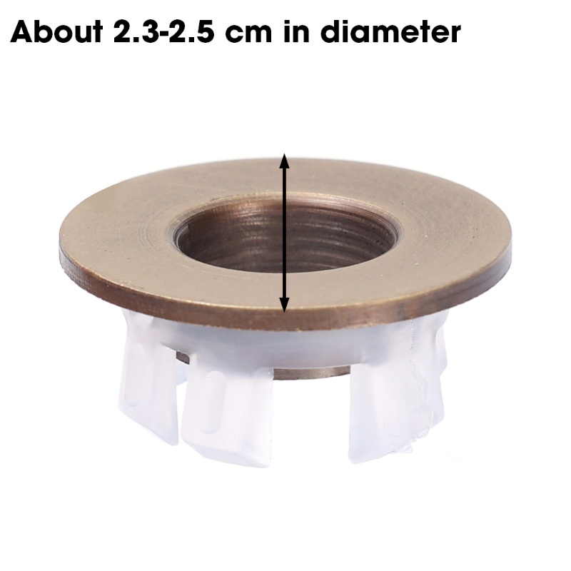 Vỏ Bọc Trang Trí Lỗ Thoát Nước Bồn Rửa Chén / Nhà Tắm / Nhà Bếp Hình Tròn Bằng Đồng Thau Trơn