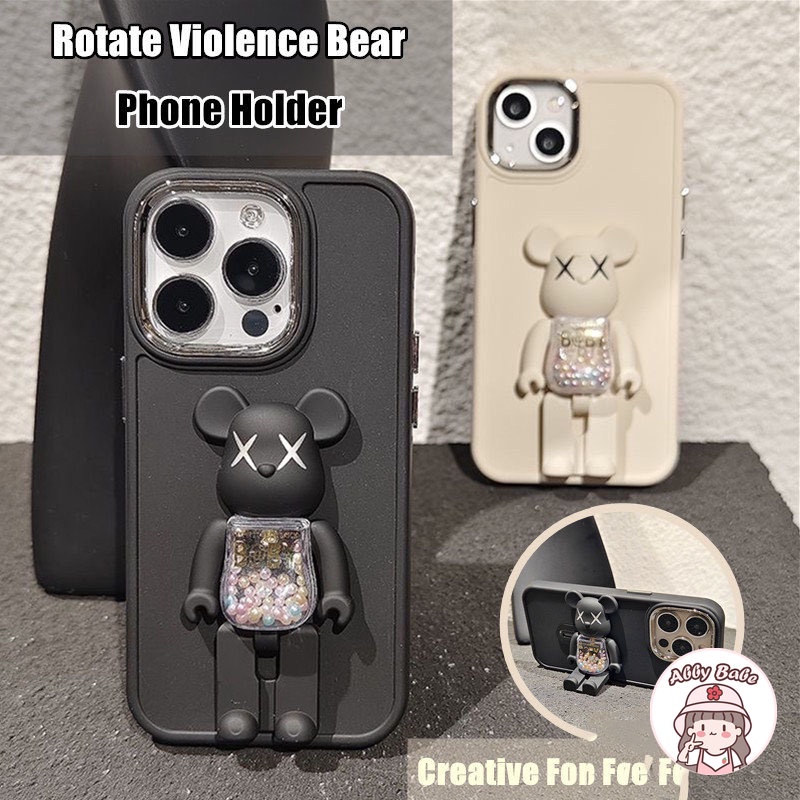 Ốp Điện Thoại TPU Mềm Nhám Chống Sốc In Hình Kaws Có Giá Đỡ Cho IPhone 14 Pro Max 11 12 11 Pro Max X XS 7Plus