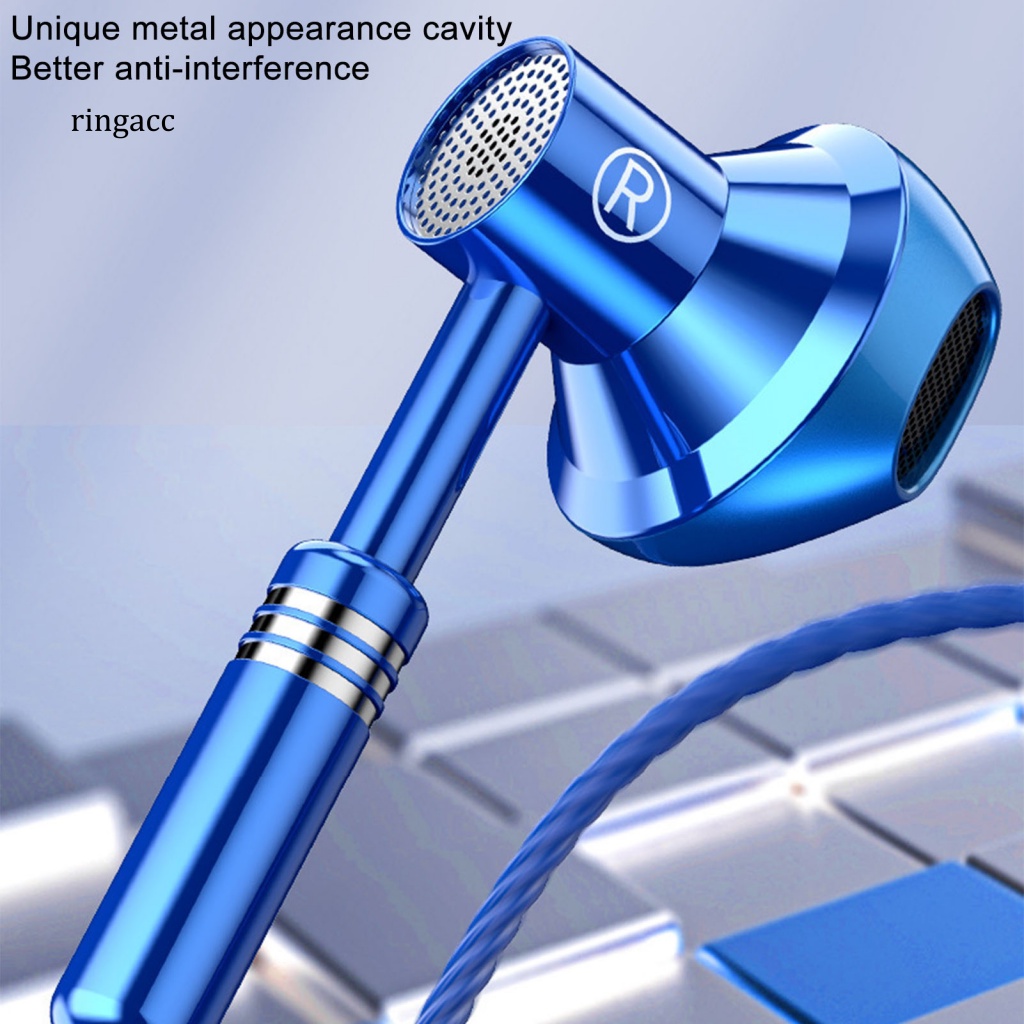 Tai Nghe Mega Bass Nhét Tai Có Dây Điều Khiển Âm Thanh HiFi Kèm Mic Cho Điện Thoại