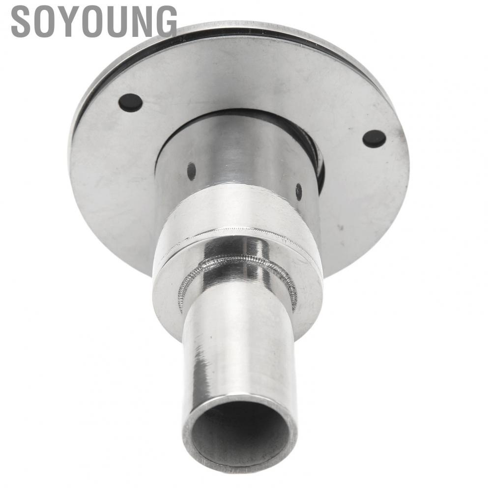Soyoung Hull Exhaust Fittings Thru Hull Exhaust Skin Stainless Steel Durable for Car