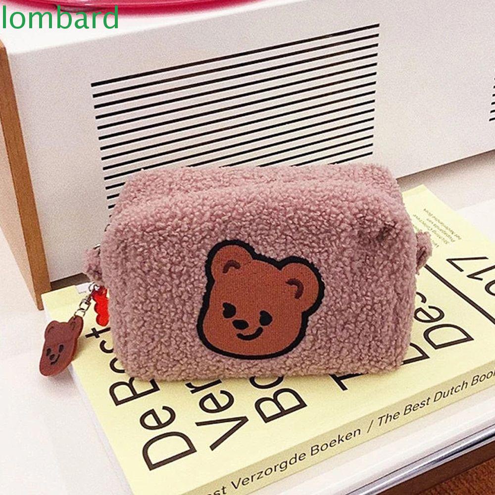 Túi Đựng Đồ Trang Điểm Cỡ Lớn Họa Tiết Hoạt Hình Xinh Xắn Theo Phong Cách Hàn Quốc