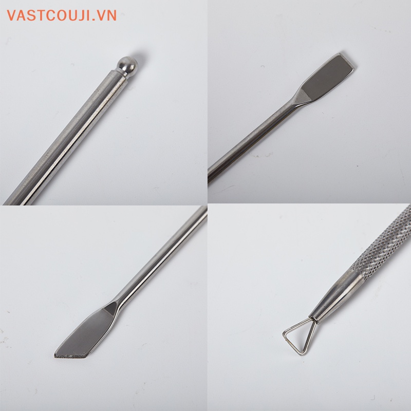 Muỗng Hai Đầu Bằng Thép Không Gỉ Chuyên Dụng Cho Làm Móng