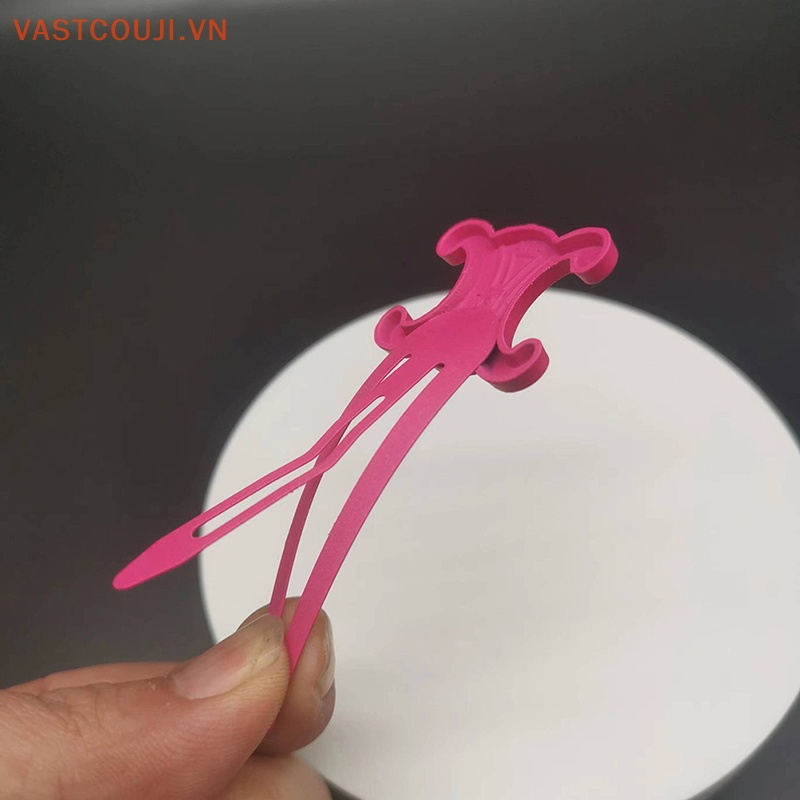 Kẹp Tóc Kim Loại 8cm Màu Vàng Thời Trang Hàn Quốc Cho Nữ