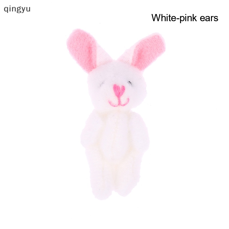 Thỏ Nhồi Bông 4.5CM Mềm Mại Trang Trí Móc Khóa / Ba Lô / Túi Xách / Xe Hơi Trang Trí Nhà Búp Bê