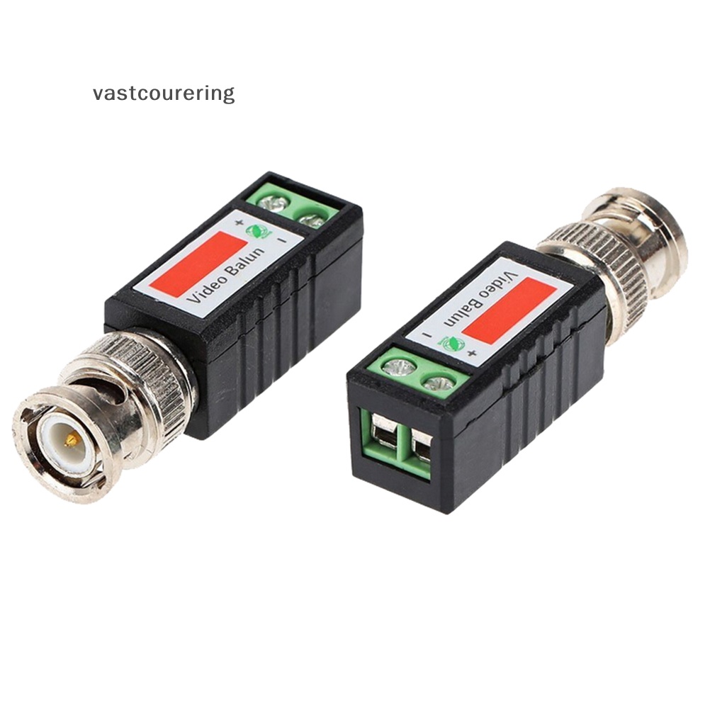 Vast Vast Vast Vast 1 Bộ Thu Phát Tín Hiệu Video Balun Sang UTP Coax CAT5 CCTV 1 Bộ Thu Phát Tín Hiệu Video Balun Sang UTP Coax CAT5 CCTV 1x Đồng Trục Cat55 1x