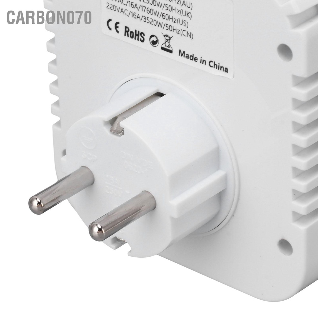 Carbon070 Thông Minh WiFi Bình Giữ Nhiệt Cắm Ổ Điện Không Dây Có Thể Lập Trình Bộ Điều Khiển Độ Với Ứng Dụng Từ Xa Phích Châu Âu 220V