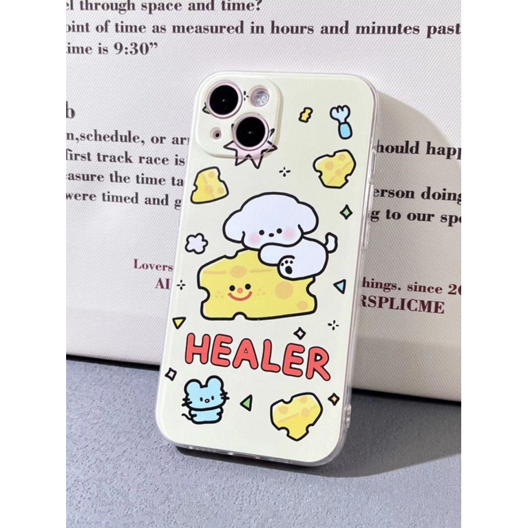 ✅Ốp Điện Thoại Mềm Họa Tiết Phô Mai Dễ Thương Cho Iphone 8 14pro Youth 713