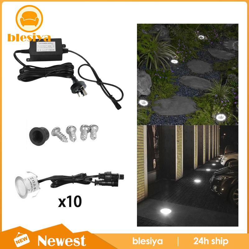 Bộ 10 Đèn LED Chống Thấm Nước Trang Trí Lối Đi Sân Vườn