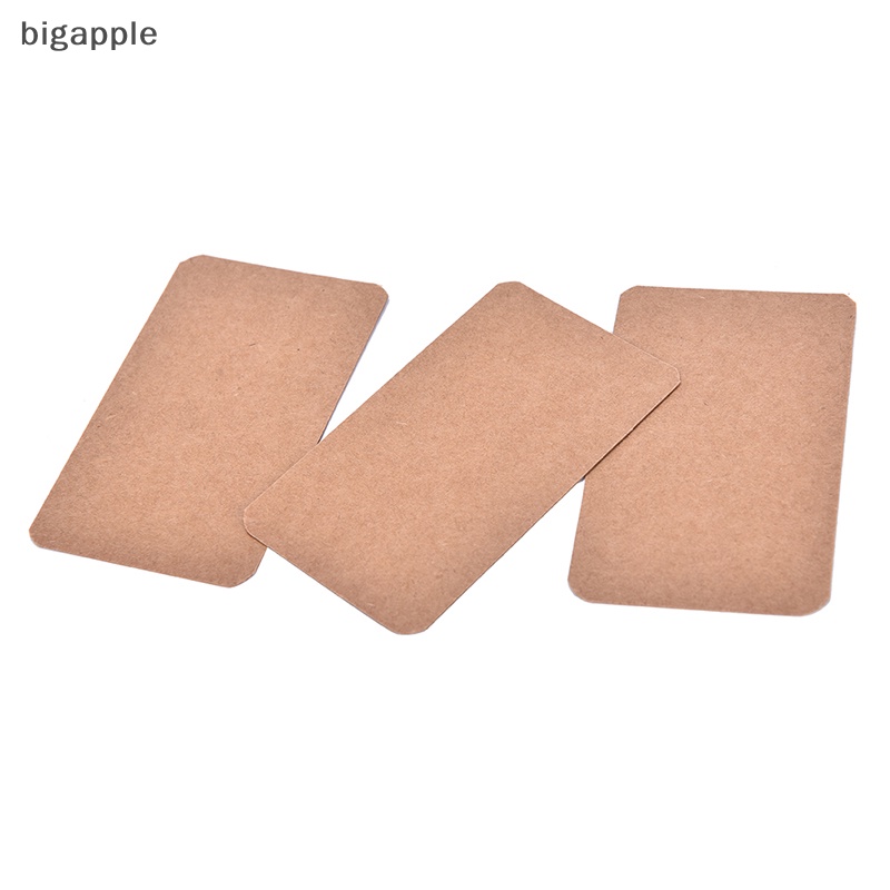 Set 100 Thẻ Tên 90X53Mm Bằng Gỗ Trơn Tiện Dụng