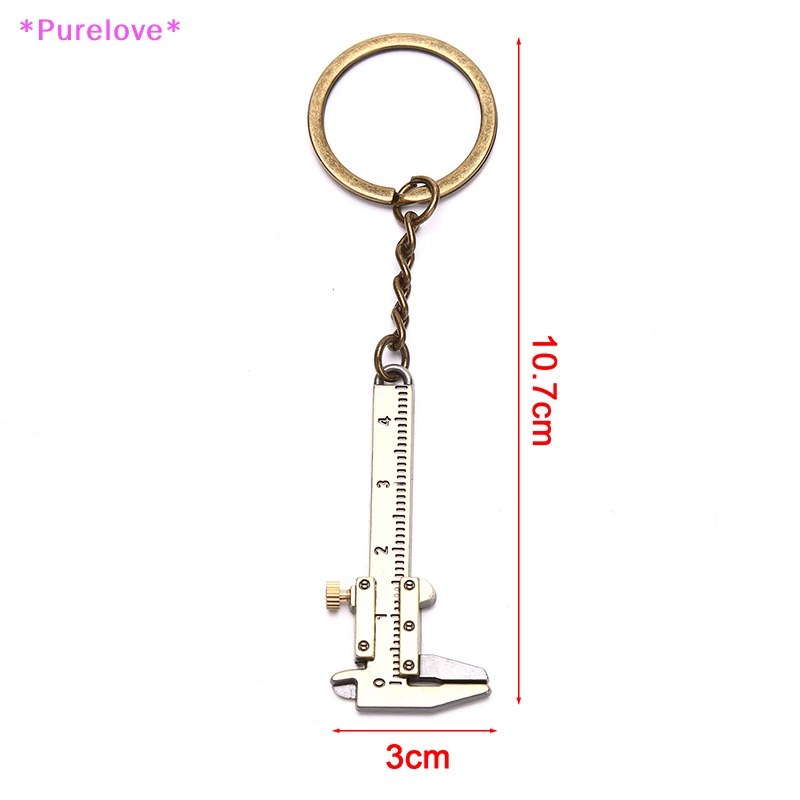 Thước Cặp Mini 0-4cm Có Móc Khóa Tiện Lợi Mới