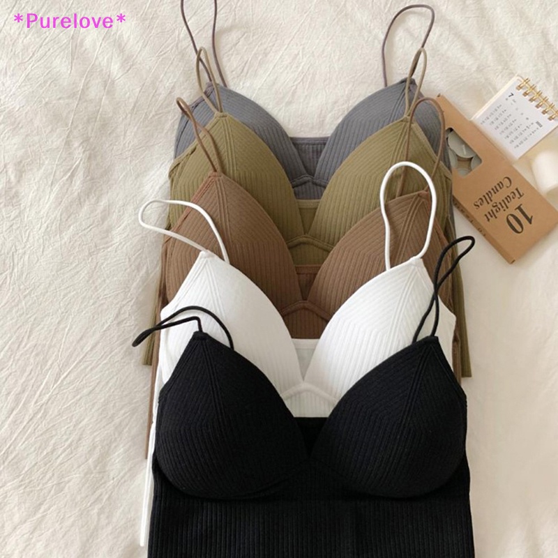 Áo Ống Lửng Hai Dây Cổ Chữ V Nâng Ngực Gợi Cảm Cho Nữ Mới