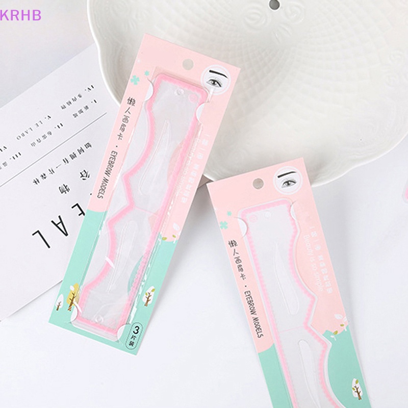 Bộ 3 Dụng Cụ Hỗ Trợ Trang Điểm Lông Mày Tiện Lợi