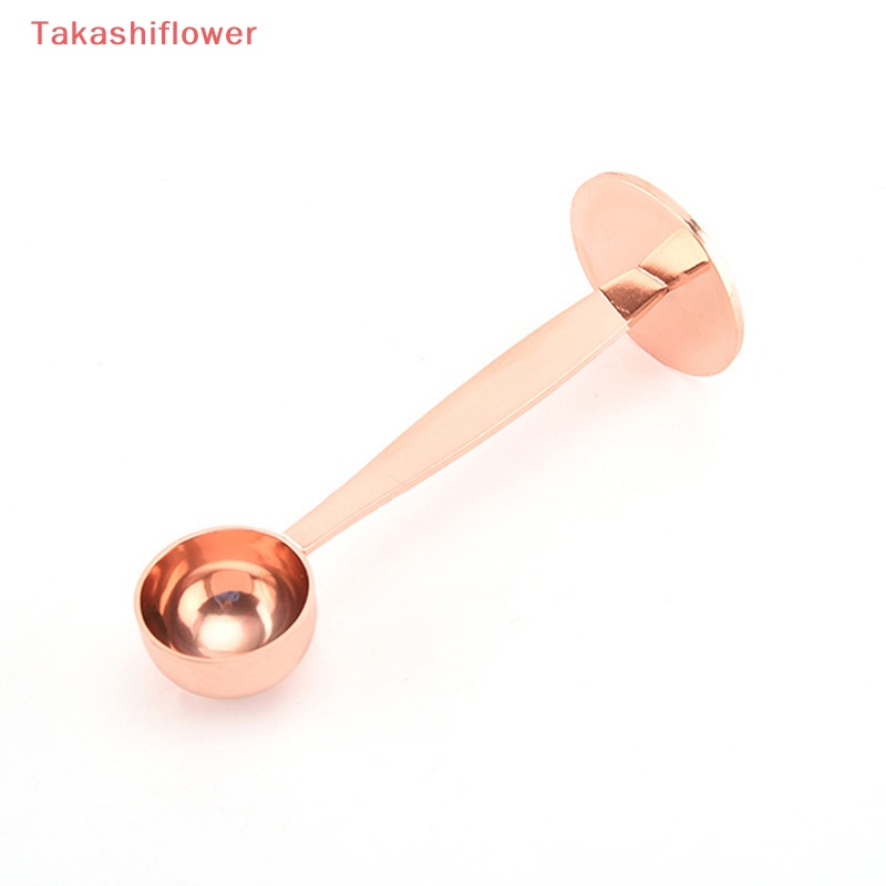 Muỗng Cà Phê Bằng Thép Không Gỉ Có Giá Đỡ 2 Trong 1