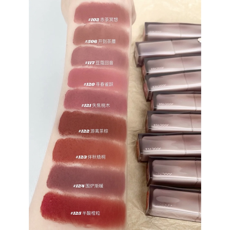 ~ Son Môi Joocyee Leafn Màu Lì Sương Mù Mặt Và Môi 117 121