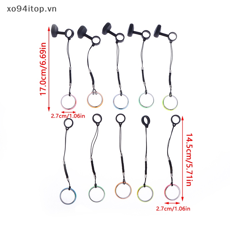 Nhẫn Kim Loại Silicone Chống Rơi Chống Thất Lạc Thiết Kế Nhỏ Gọn