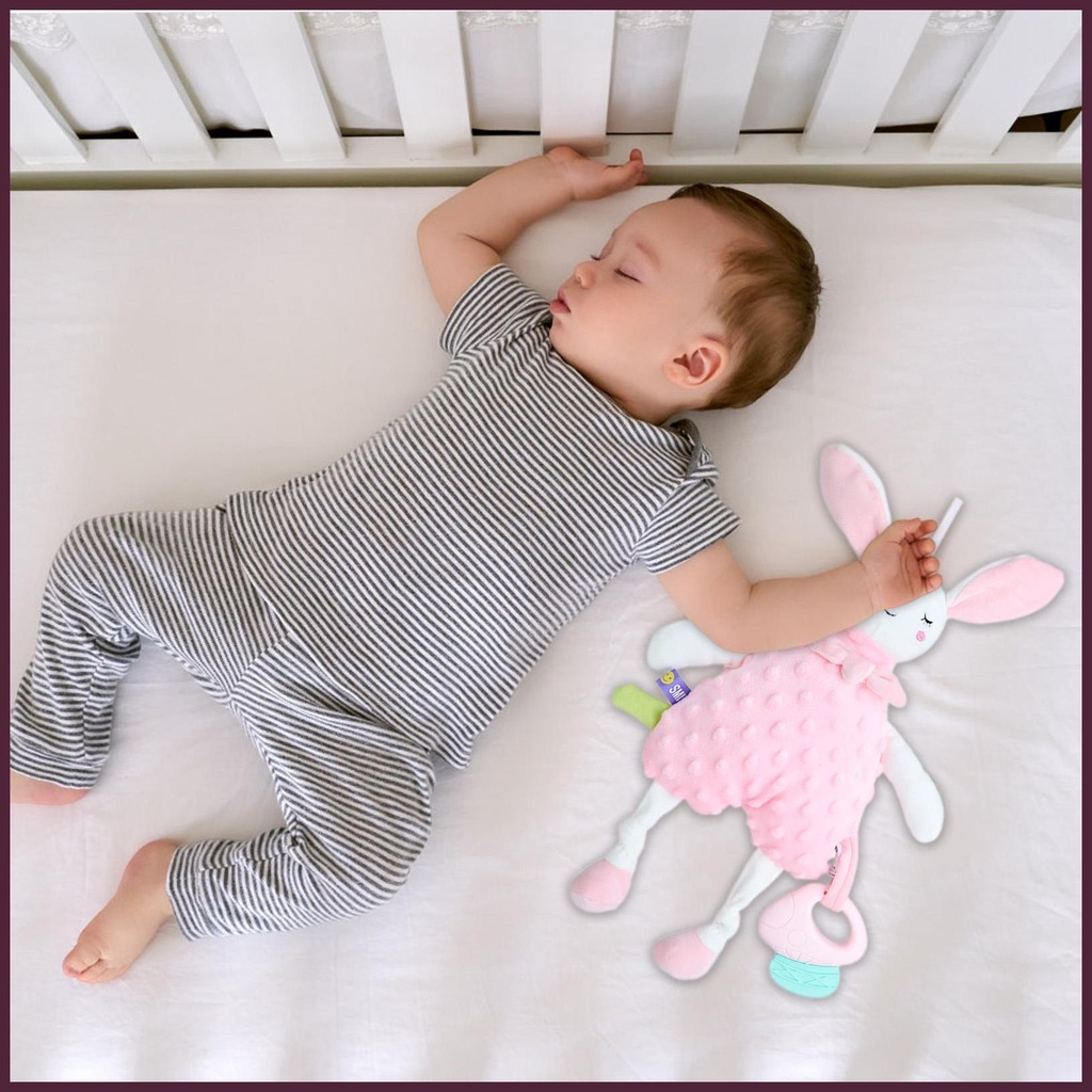 Đồ Chơi Nhồi Bông 3D Mềm Mại An Toàn Cho Bé Mọc Răng