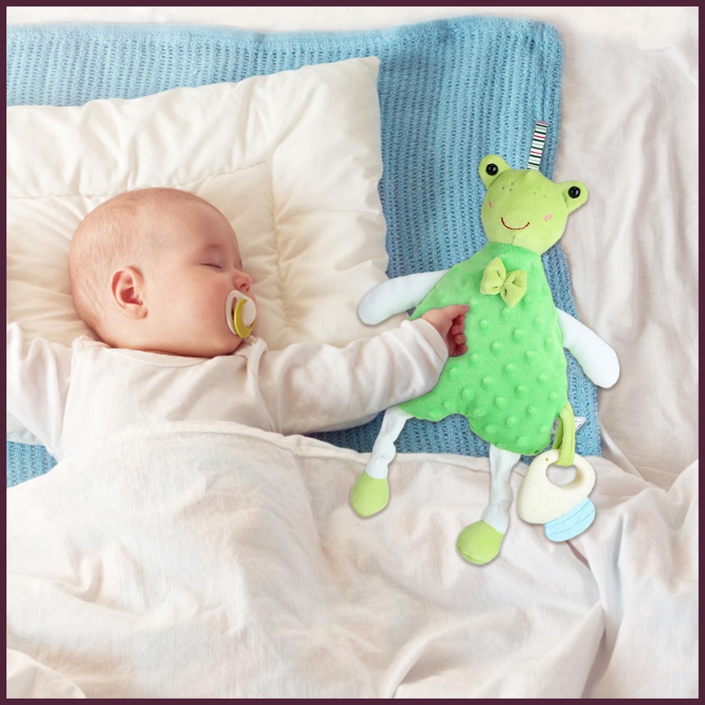 Đồ Chơi Nhồi Bông 3D Mềm Mại An Toàn Cho Bé Mọc Răng