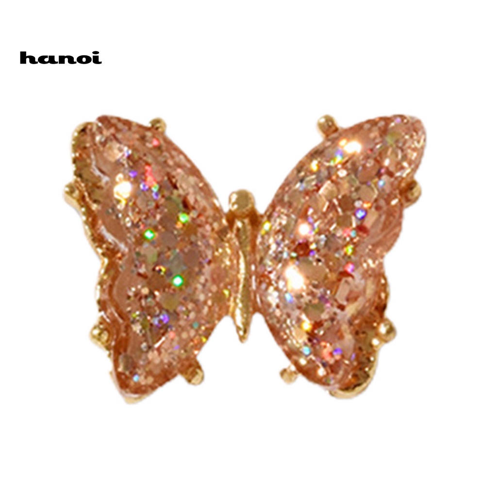 Phụ Kiện Trang Trí Móng Tay Hình Bướm 3D Sang Trọng