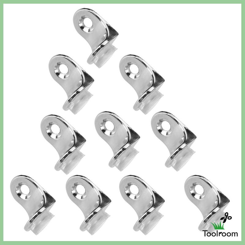 Bộ 10 Kẹp Cố Định Góc Kệ Kính Kèm Giác Hút Tiện Dụng