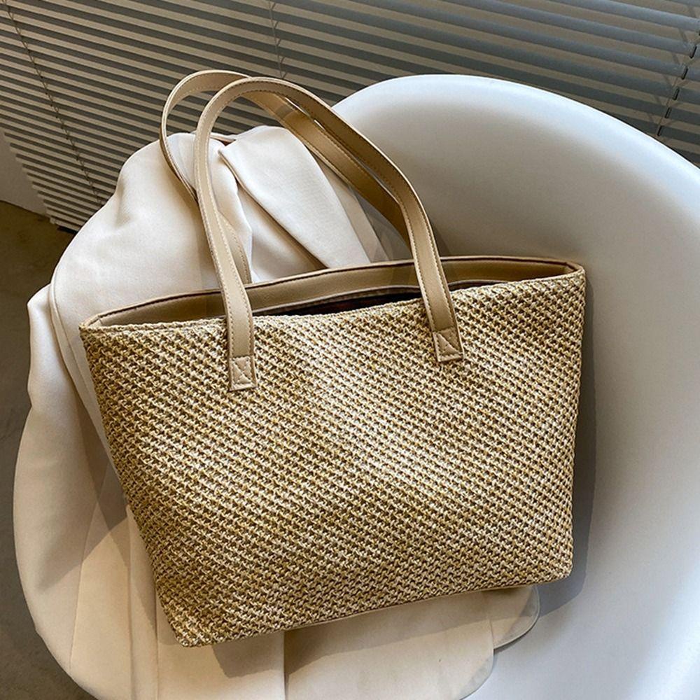 Túi Xách Đeo Vai Dung Tích Lớn Phong Cách Vintage Hàn Quốc Cho Nữ