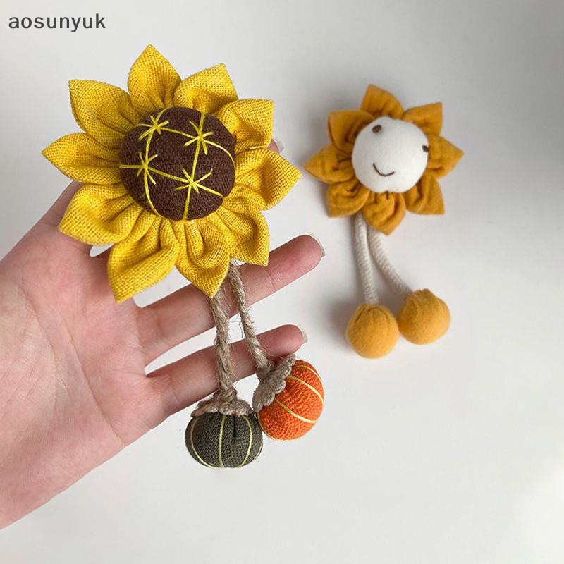 Aosunyuk Ghim Cài Áo Hình Hoa Hướng Dương Cười Mặt Cười Vải Dễ Thương Thời Trang Cho Nữ