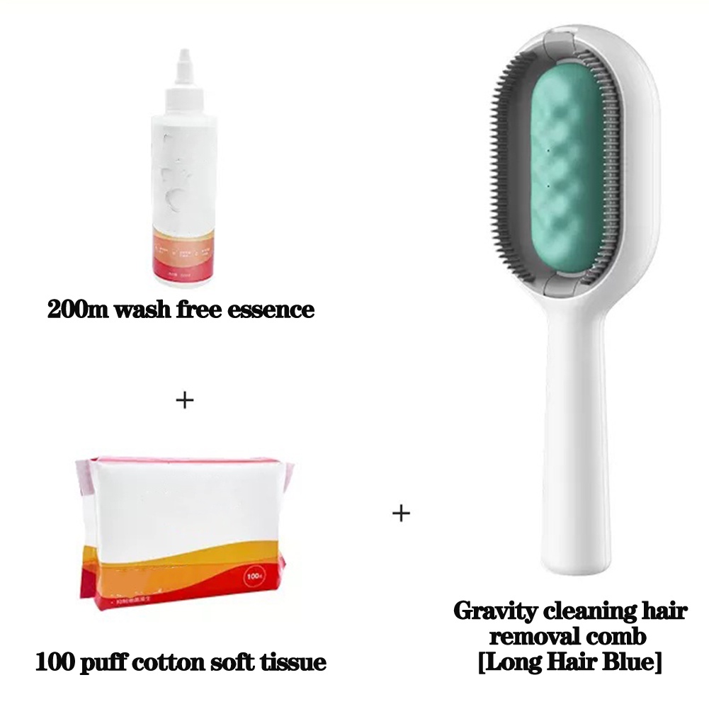 Lược Chải Lông Cầm Tay Mát Xa Có Thể Tái Sử Dụng Cho Chó Mèo