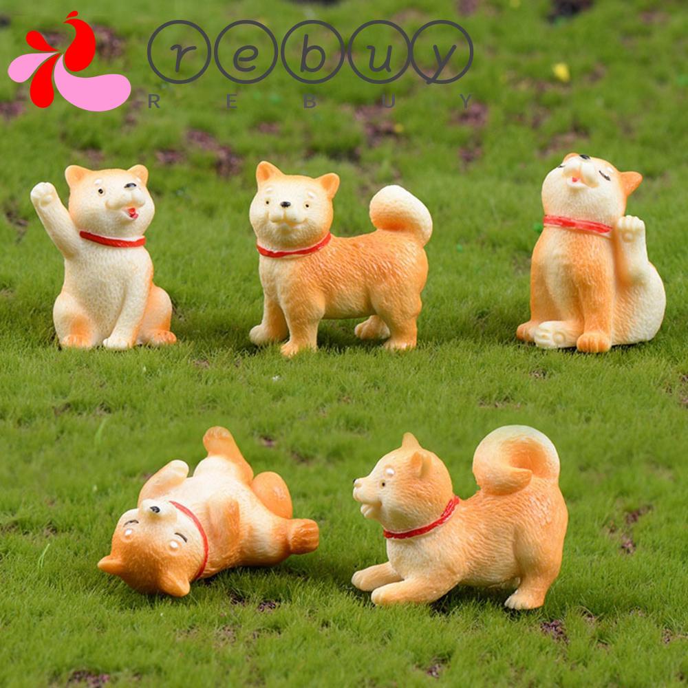 Mô Hình Chú Cún Bằng Resin Dễ Thương Dùng Trang Trí Cây Bonsai