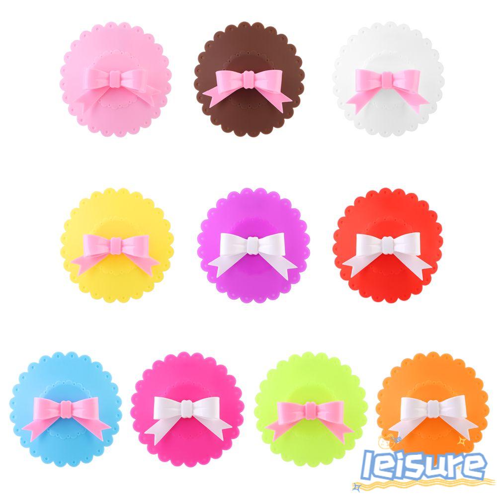 1 Nắp Cốc Uống Nước Có Nơ Ren Dễ Thương