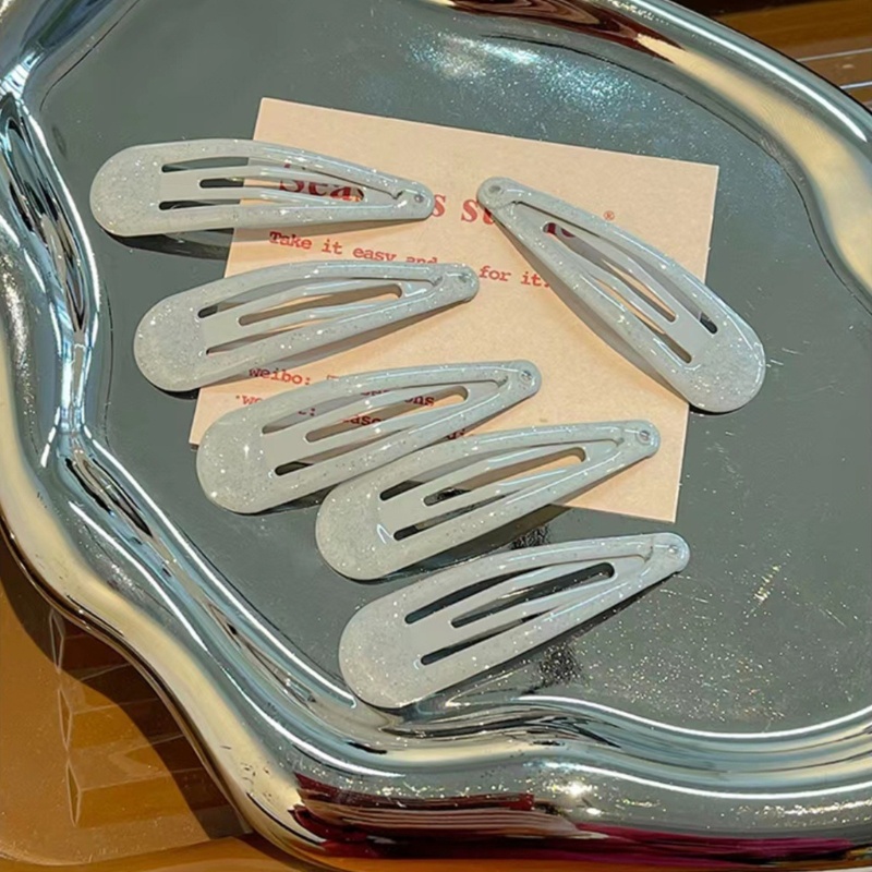 Set 2 Kẹp Tóc Kim Loại Hình Ngôi Sao Lấp Lánh