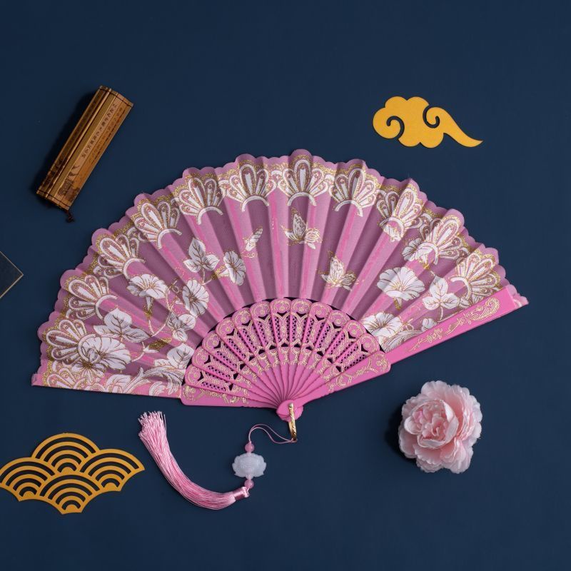 Quạt Gấp Phong Cách Trung Hoa Cổ Điển Dành Cho Nữ