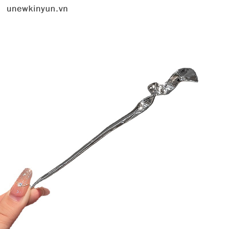 Kẹp Tóc Kim Loại Kiểu Dáng Hình Học Đơn Giản Thời Trang