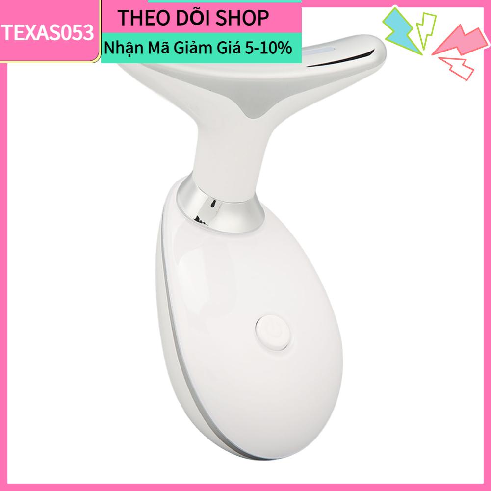 Texas053 Đường nét cổ Nhạc cụ làm đẹp Ánh sáng đầy màu sắc Rung nâng Thắt chặt Trẻ hóa Thiết bị Trắng
