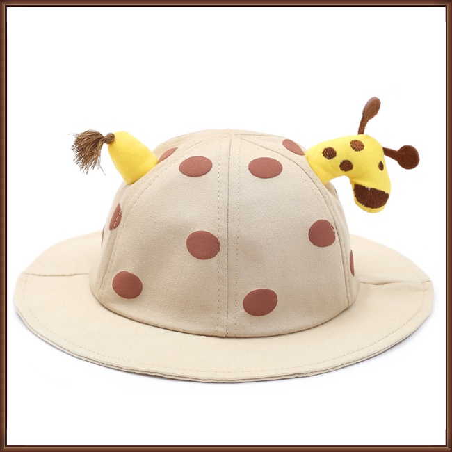 Mũ Tai Bèo Vải Cotton Họa Tiết Chấm Bi Nhiều Màu Thời Trang Cho Bé