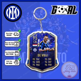Móc khóa thẻ CLB bóng đá Inter Milan