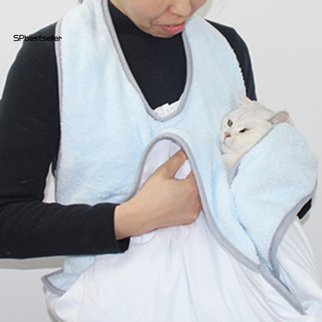 Khăn Tắm Bằng Lông Cừu San Hô Siêu Thấm Hút Nhanh Khô Dành Cho Thú Cưng