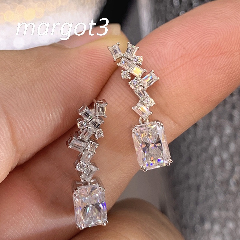Bông Tai Đính Đá Zircon Thời Trang Dành Cho Nữ