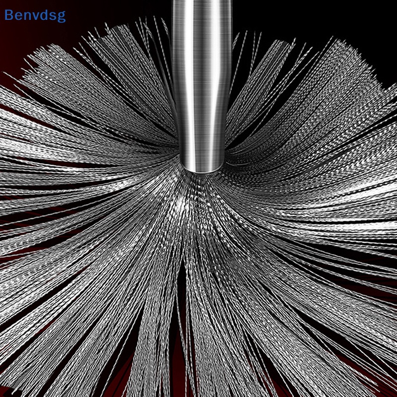 Bàn Chải Chà Nồi Bằng Thép Không Gỉ Tay Cầm Dài Tiện Dụng