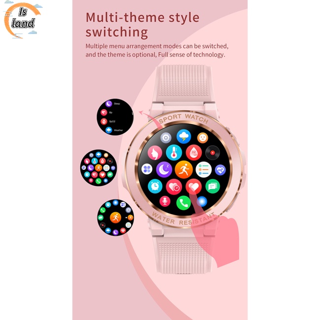 Đồng Hồ Thông Minh Mk60 Màn Hình Cảm Ứng Bluetooth Chống Thấm Nước Có Chức Năng Nghe Gọi Cho Nữ