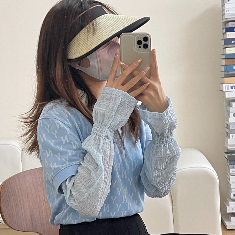 Đôi Găng Tay Chống Nắng Cỡ Lớn Thoáng Khí Màu Sắc Ngọt Ngào Thời Trang Xuân Hè Cho Nữ