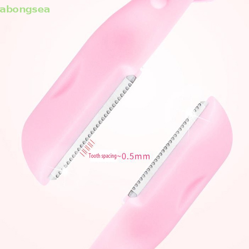 Nhíp Nhổ Lông Mày 3 Trong 1 Bằng Thép Không Gỉ Có Lược Chải