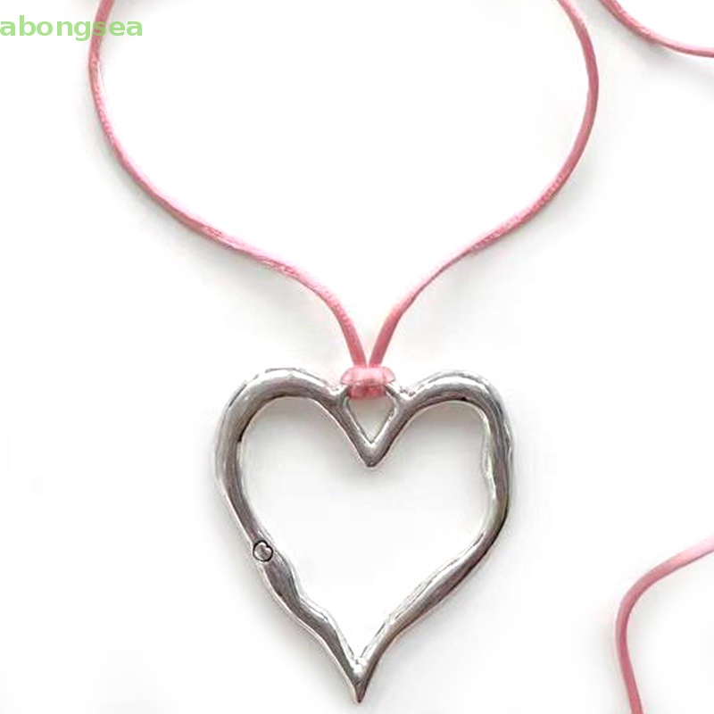 Vòng Cổ Choker Hình Trái Tim Rỗng Phong Cách Punk Ngọt Ngào Cá Tính Có Thể Điều Chỉnh Dành Cho Nữ