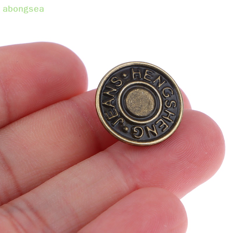 Set 10 Nút Quần Jean 17mm Thay Thế Chuyên Dụng