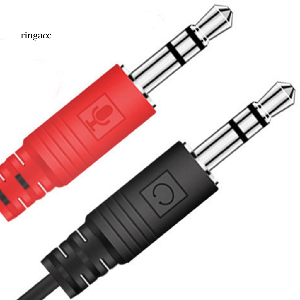 Dây Cáp Âm Thanh AUX 1.5m 2 Trong 1 Giắc Cắm 3.5mm Chuyên Dụng Cho Máy Tính