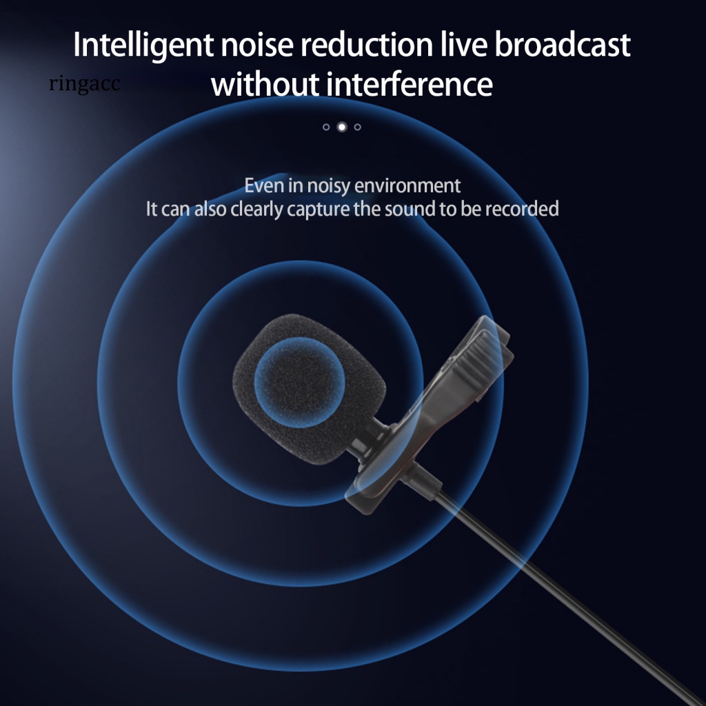 1 Bộ Giao Diện Âm Thanh Micro 4 Phần Cổng Type-C Giảm Tiếng Ồn 3.5mm Cho Điện Thoại