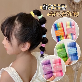 Set 100 dây buộc tóc cao su co giãn nhiều màu sắc dành cho nữ hàn quốc