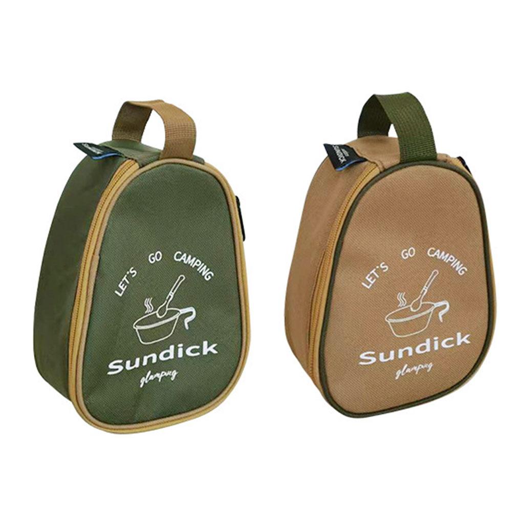 Túi Đựng Dụng Cụ Ăn Uống Cỡ Lớn Có Khóa Kéo Tiện Dụng Mang Theo Du Lịch Cắm Trại