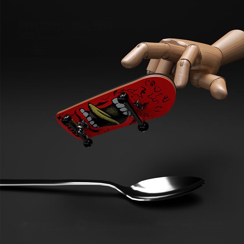 Ván Trượt Ngón Tay Bằng Hợp Kim Nhôm DIY Cho Trẻ Em Màu Tím peda LKZBR Jk