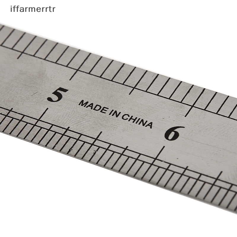 Thước Đo Thẳng Bằng Thép Không Gỉ Hai Mặt 15-30cm
