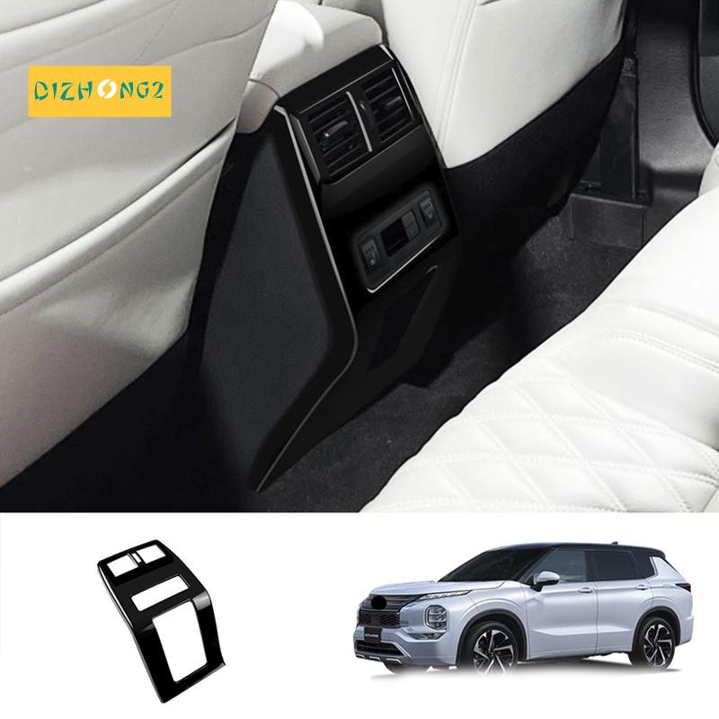 Rhd cho Mitsubishi OUTLANDER 2022 Hộp kê tay Khung thông gió phía sau Miếng dán chống va đập