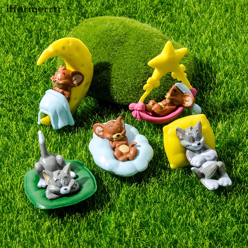 Mô Hình Mèo Và Chuột Trang Trí Nội Thất Xe Hơi